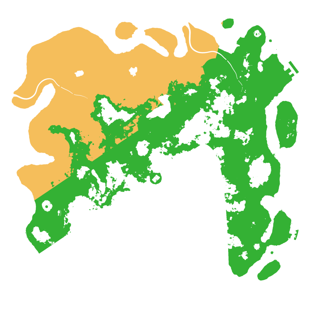 Biome Rust Map: Procedural Map, Size: 4500, Seed: 1089915835