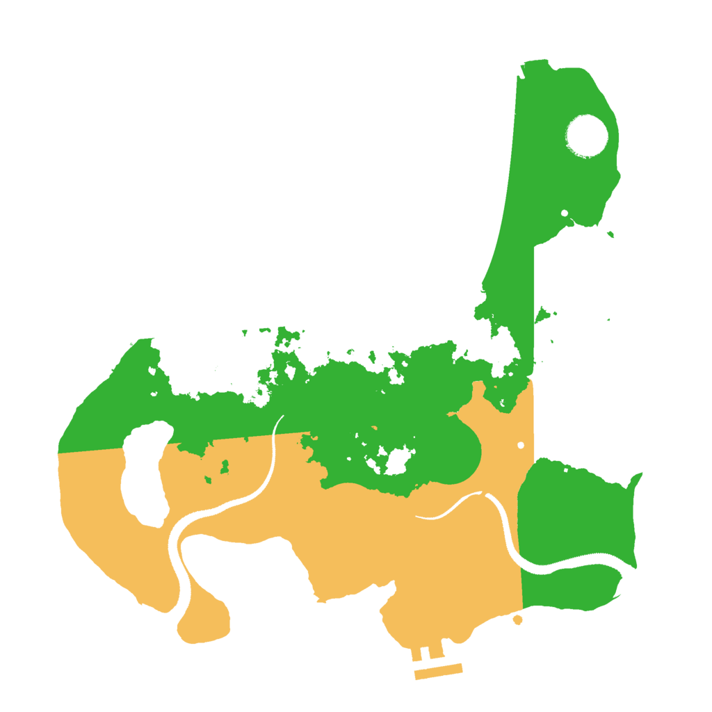 Biome Rust Map: Procedural Map, Size: 3000, Seed: 44209704