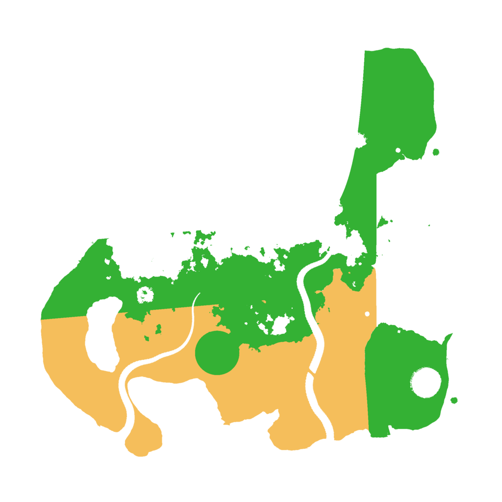 Biome Rust Map: Procedural Map, Size: 3000, Seed: 44209704