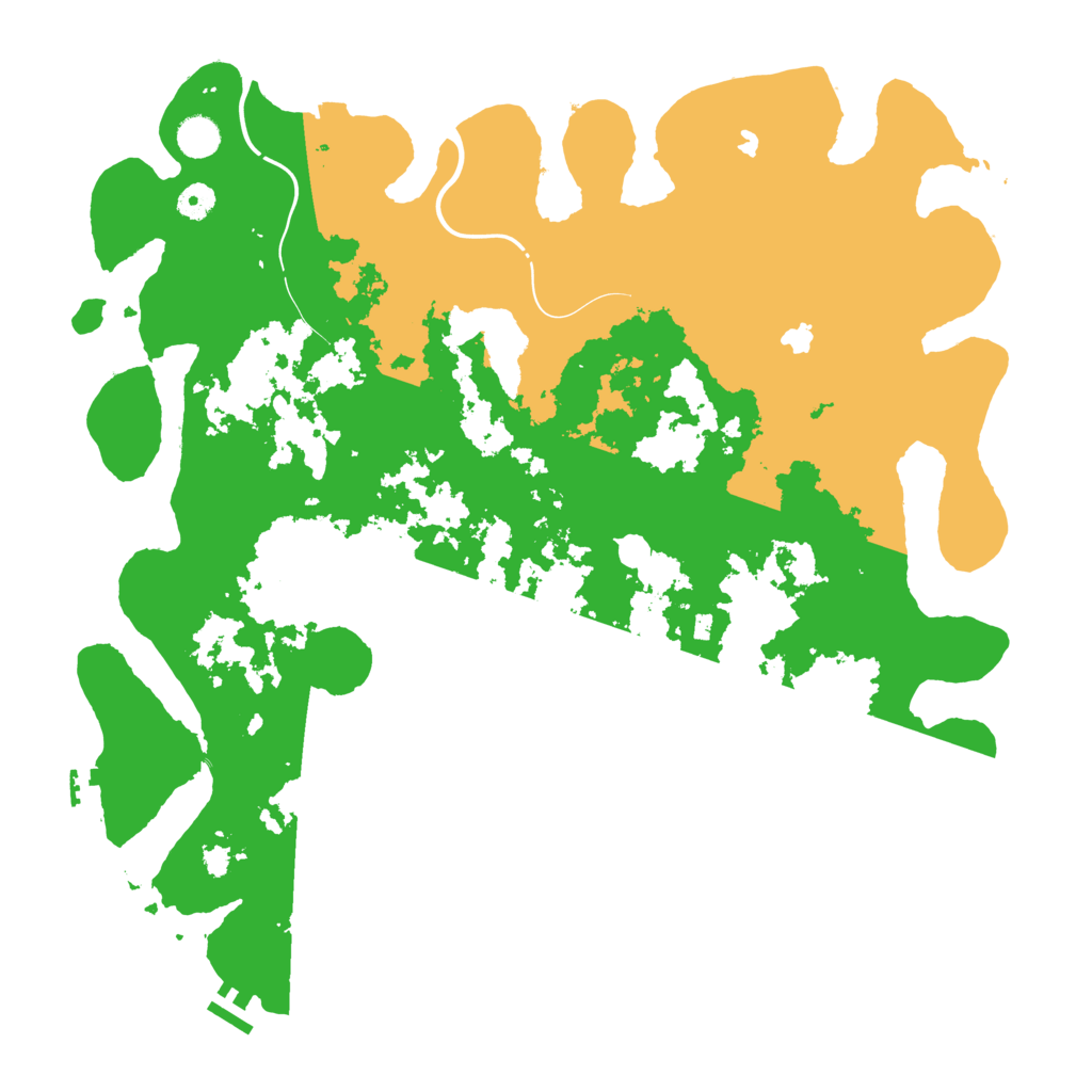 Biome Rust Map: Procedural Map, Size: 4500, Seed: 2089925057