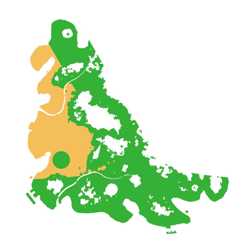 Biome Rust Map: Procedural Map, Size: 3700, Seed: 661260015