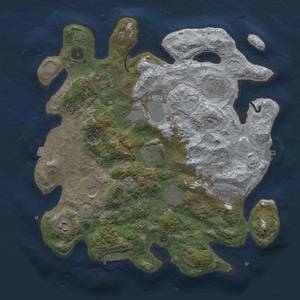 Thumbnail Rust Map: Procedural Map, Size: 3700, Seed: 661260015, 18 Monuments