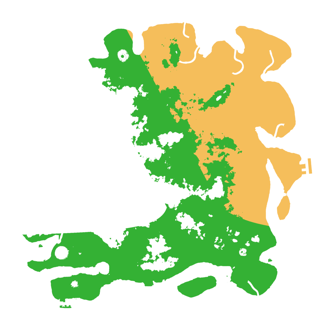 Biome Rust Map: Procedural Map, Size: 4200, Seed: 20230803