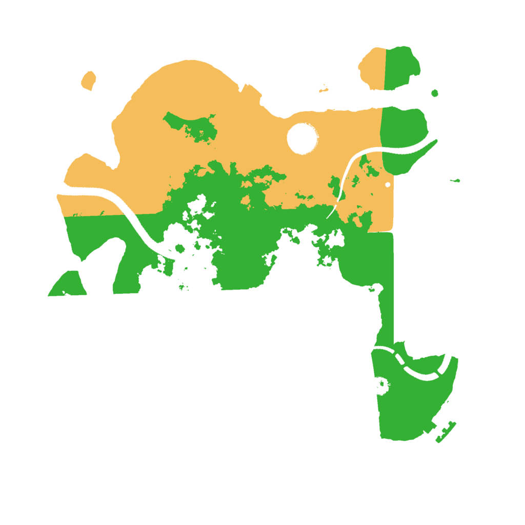 Biome Rust Map: Procedural Map, Size: 3000, Seed: 275797970