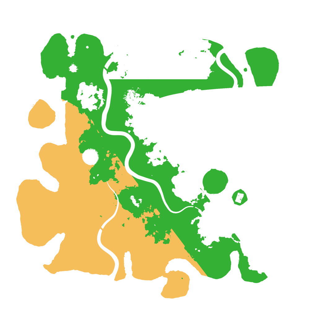 Biome Rust Map: Procedural Map, Size: 3500, Seed: 168648127