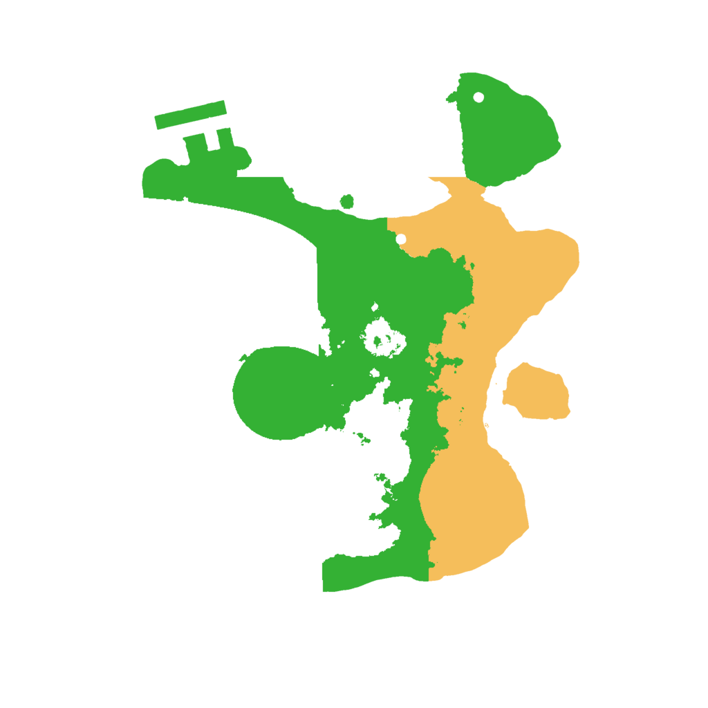 Biome Rust Map: Procedural Map, Size: 2000, Seed: 1614527021