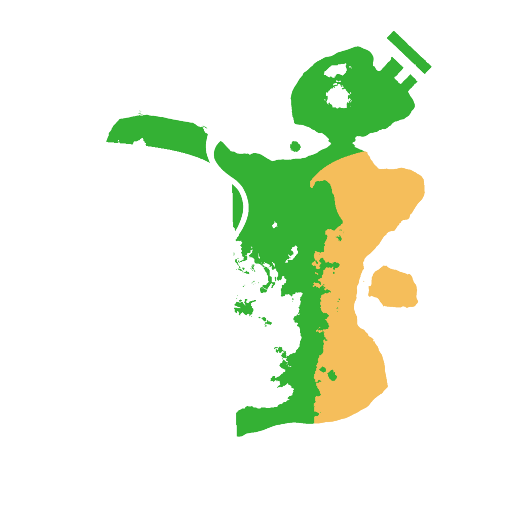 Biome Rust Map: Procedural Map, Size: 2000, Seed: 1614527021