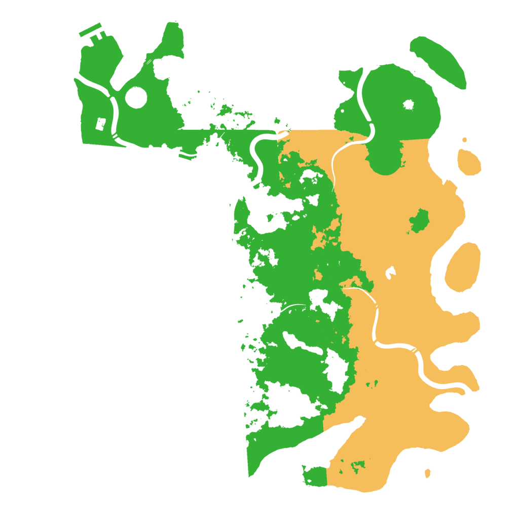 Biome Rust Map: Procedural Map, Size: 4450, Seed: 345671100