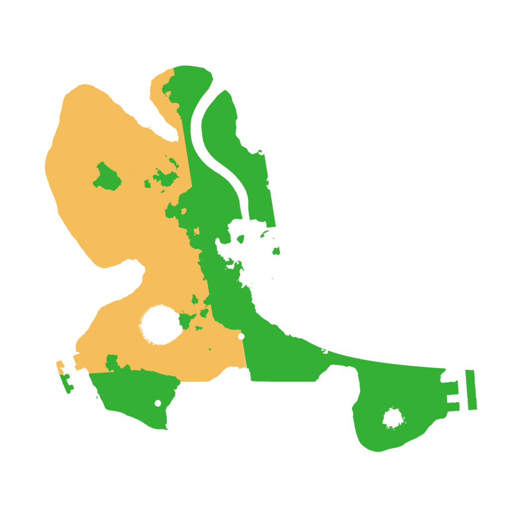 Biome Rust Map: Procedural Map, Size: 2300, Seed: 1550139308