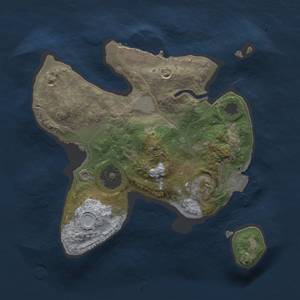 Thumbnail Rust Map: Procedural Map, Size: 2000, Seed: 282715489, 4 Monuments