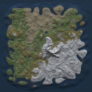 Thumbnail Rust Map: Procedural Map, Size: 5000, Seed: 1661729919, 19 Monuments