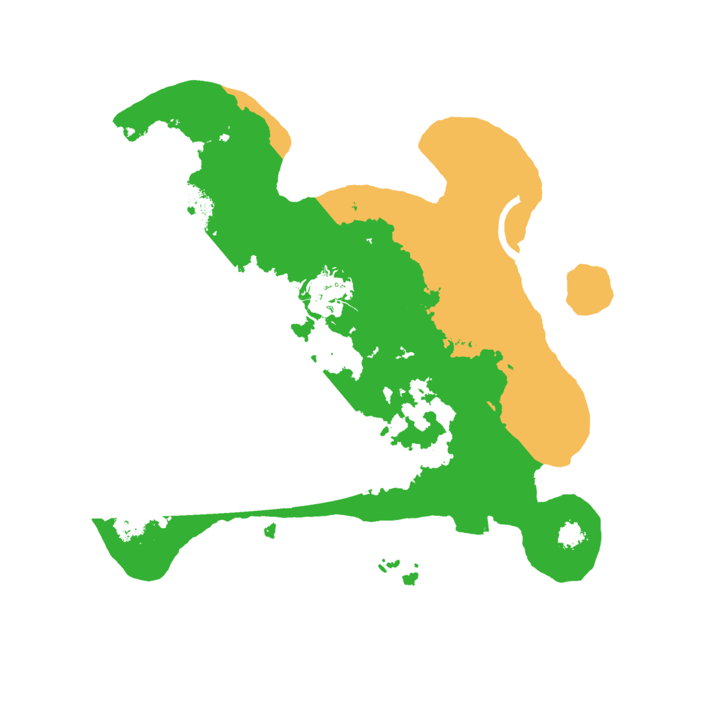 Biome Rust Map: Procedural Map, Size: 2500, Seed: 568678