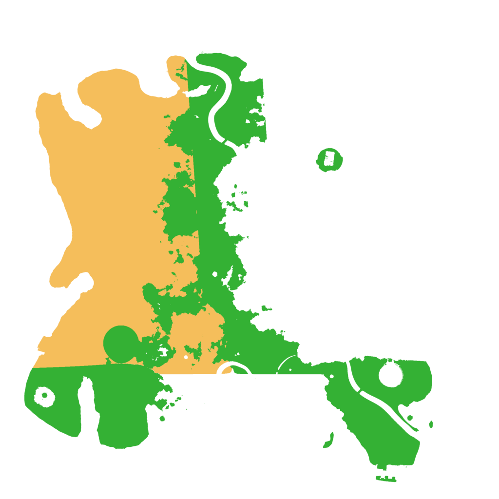 Biome Rust Map: Procedural Map, Size: 3700, Seed: 908257274