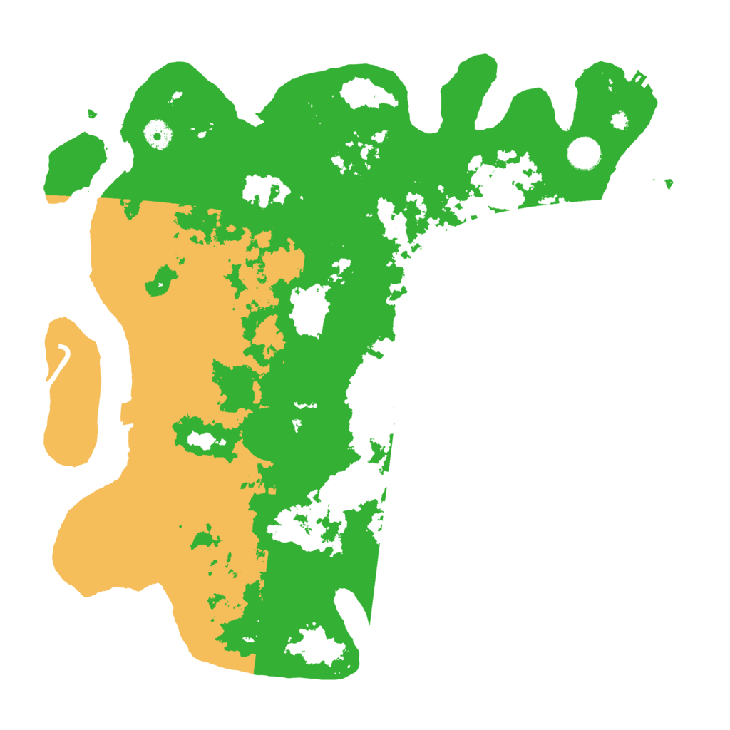 Biome Rust Map: Procedural Map, Size: 3900, Seed: 28428511