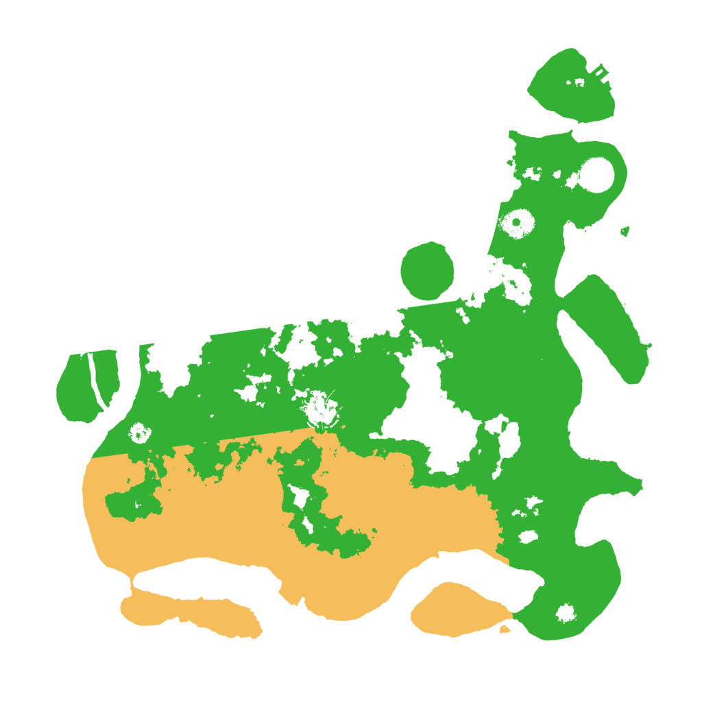 Biome Rust Map: Procedural Map, Size: 3500, Seed: 1092550310