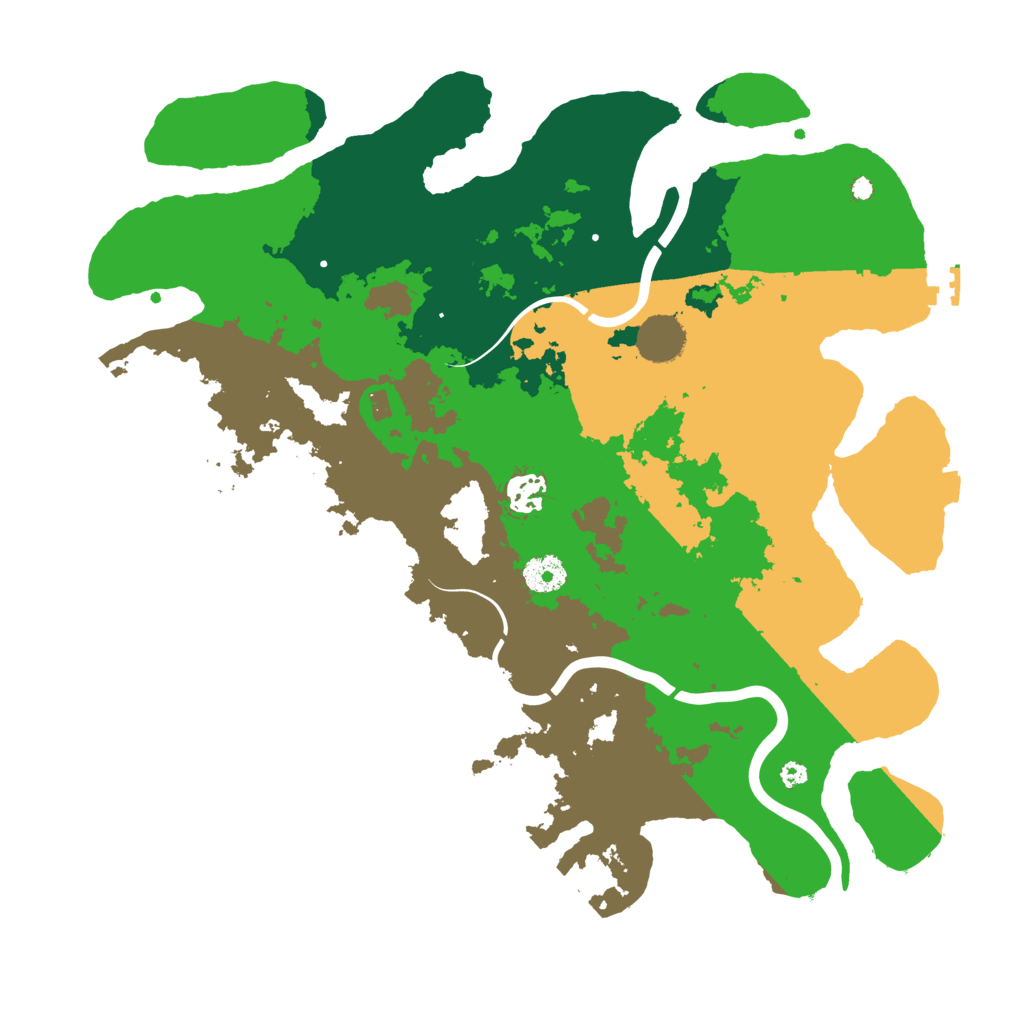 Biome Rust Map: Procedural Map, Size: 3800, Seed: 1177550