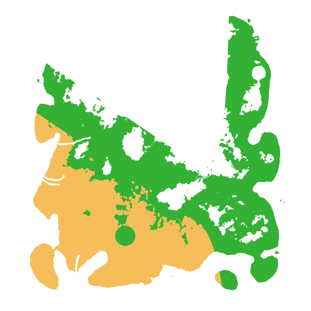 Biome Rust Map: Procedural Map, Size: 4096, Seed: 30723