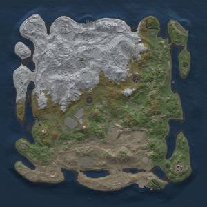 Thumbnail Rust Map: Procedural Map, Size: 4250, Seed: 1698178078, 19 Monuments