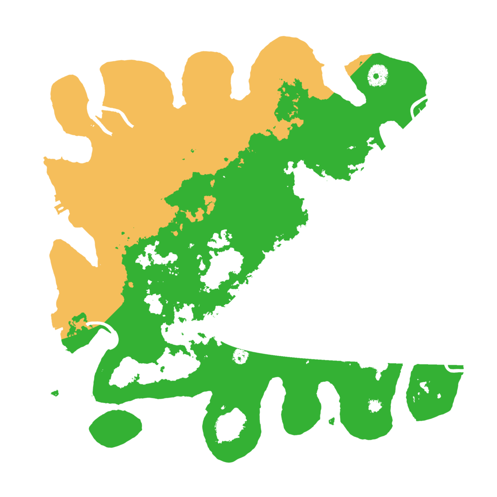 Biome Rust Map: Procedural Map, Size: 3500, Seed: 578209246