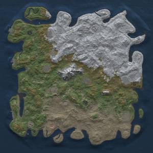 Thumbnail Rust Map: Procedural Map, Size: 5000, Seed: 62951, 19 Monuments