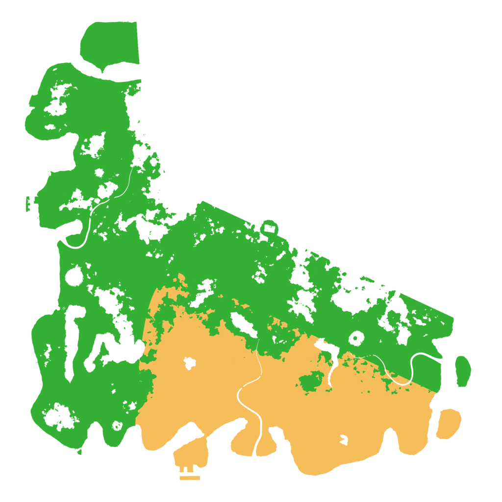 Biome Rust Map: Procedural Map, Size: 5000, Seed: 62951