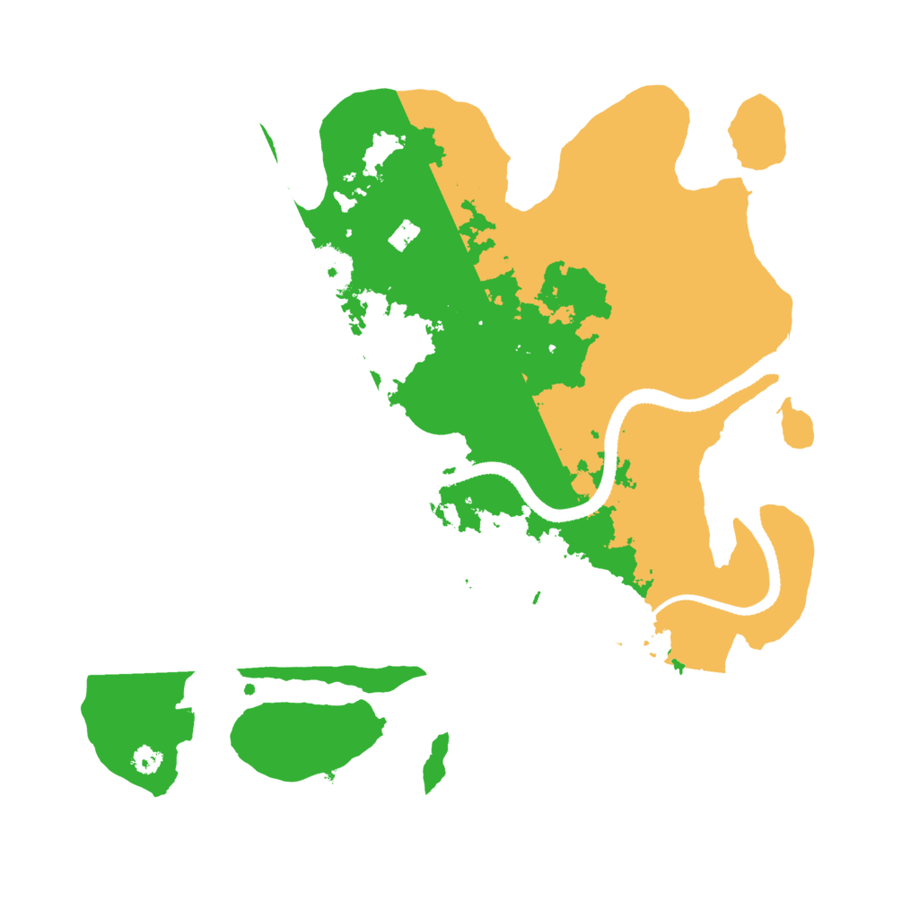 Biome Rust Map: Procedural Map, Size: 3250, Seed: 23676774