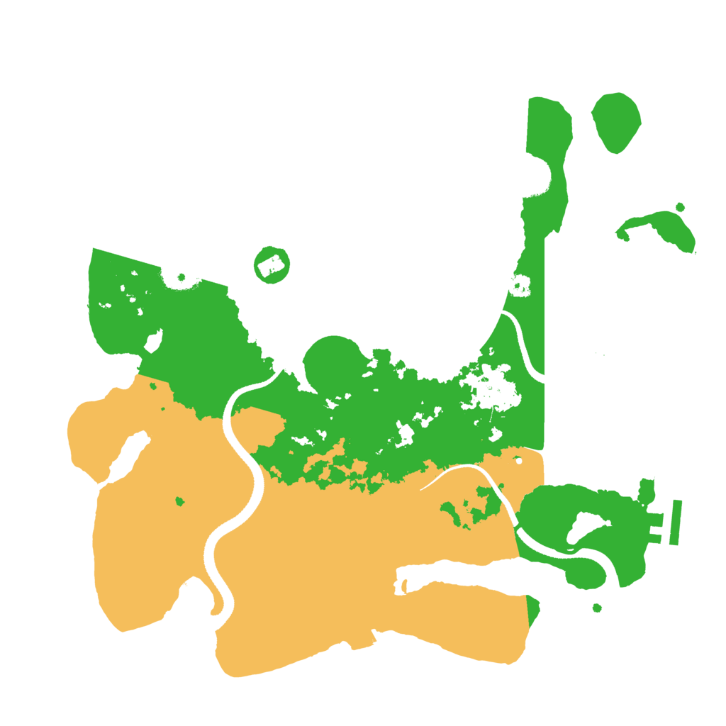 Biome Rust Map: Procedural Map, Size: 3250, Seed: 1063789473