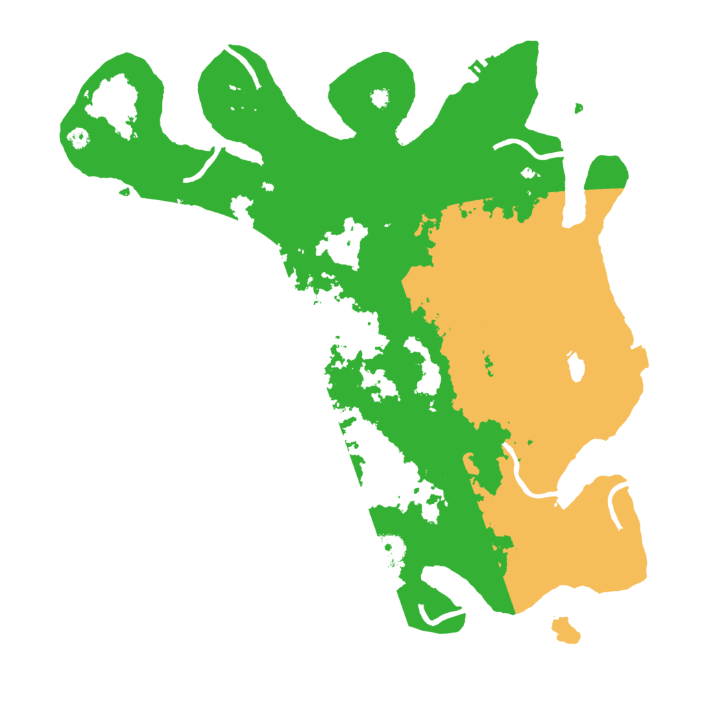 Biome Rust Map: Procedural Map, Size: 3500, Seed: 522810937