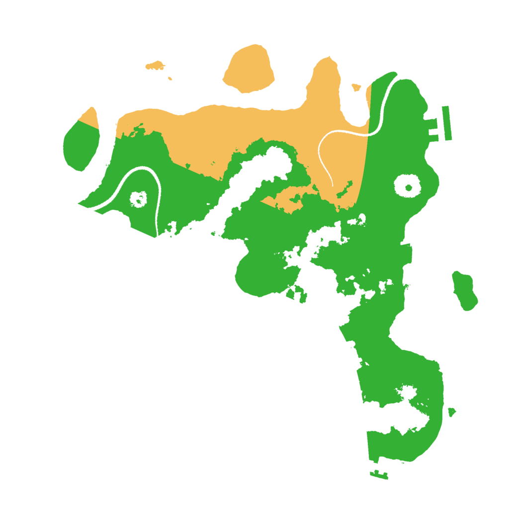 Biome Rust Map: Procedural Map, Size: 3000, Seed: 1396301112