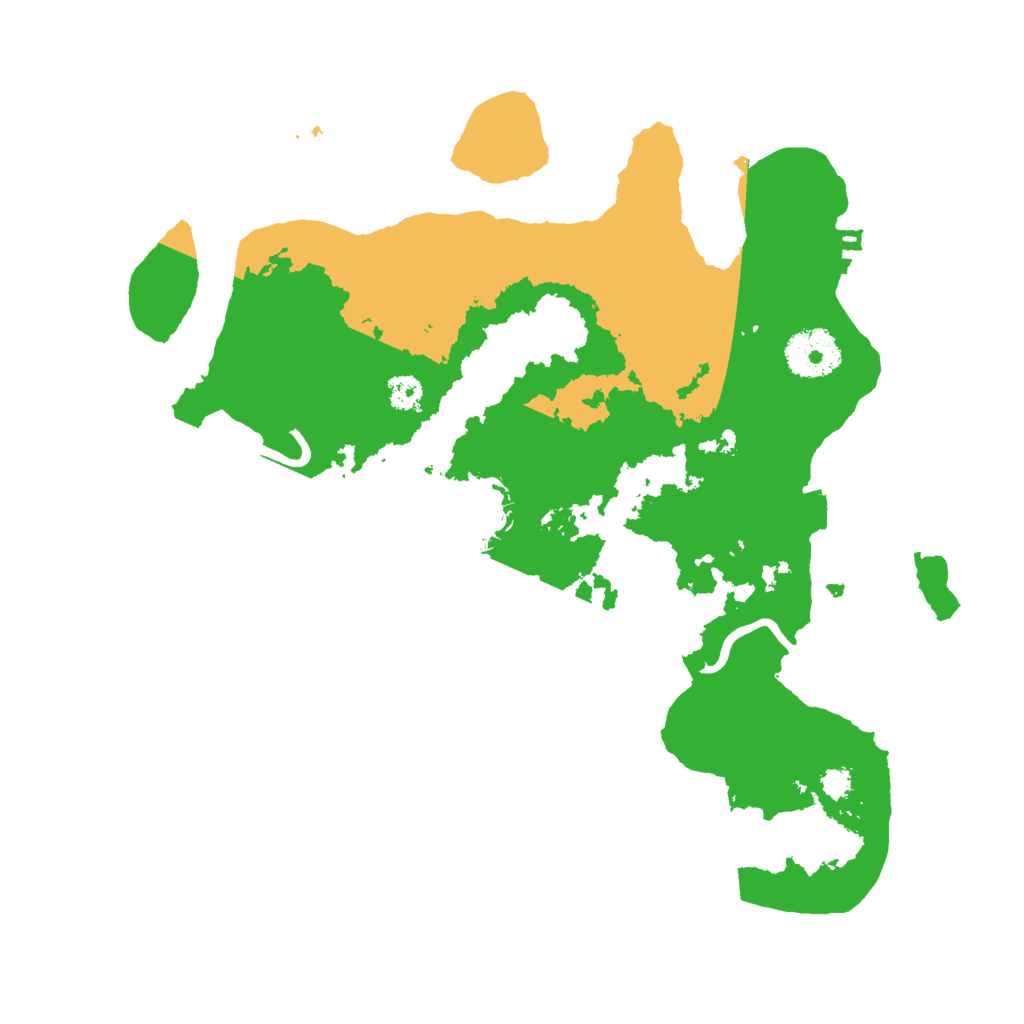 Biome Rust Map: Procedural Map, Size: 3000, Seed: 1396301112