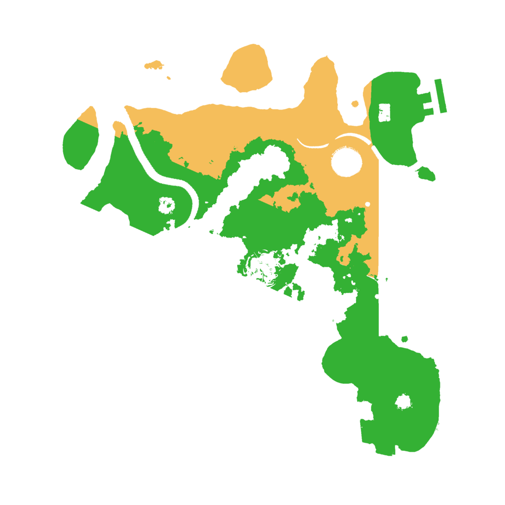 Biome Rust Map: Procedural Map, Size: 3000, Seed: 1396301112