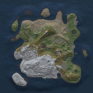 Thumbnail Rust Map: Procedural Map, Size: 3000, Seed: 1396301112, 13 Monuments