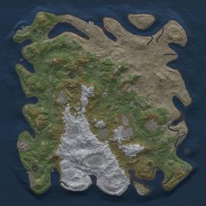 Thumbnail Rust Map: Procedural Map, Size: 4500, Seed: 1601875579, 19 Monuments