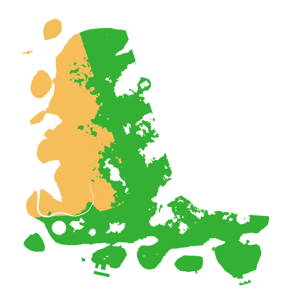 Biome Rust Map: Procedural Map, Size: 3750, Seed: 847038201