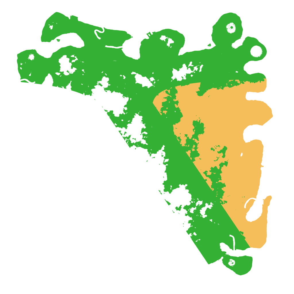 Biome Rust Map: Procedural Map, Size: 4500, Seed: 2135079337