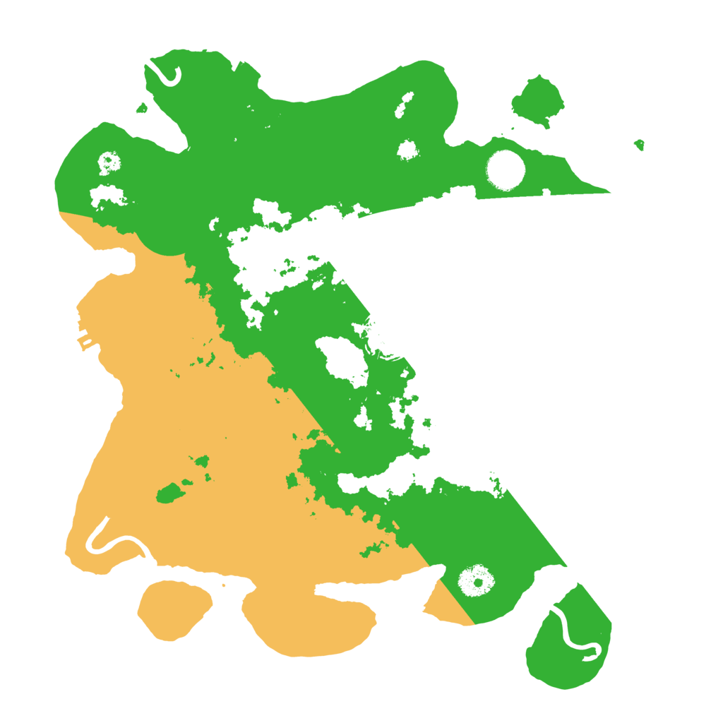 Biome Rust Map: Procedural Map, Size: 3300, Seed: 25865359