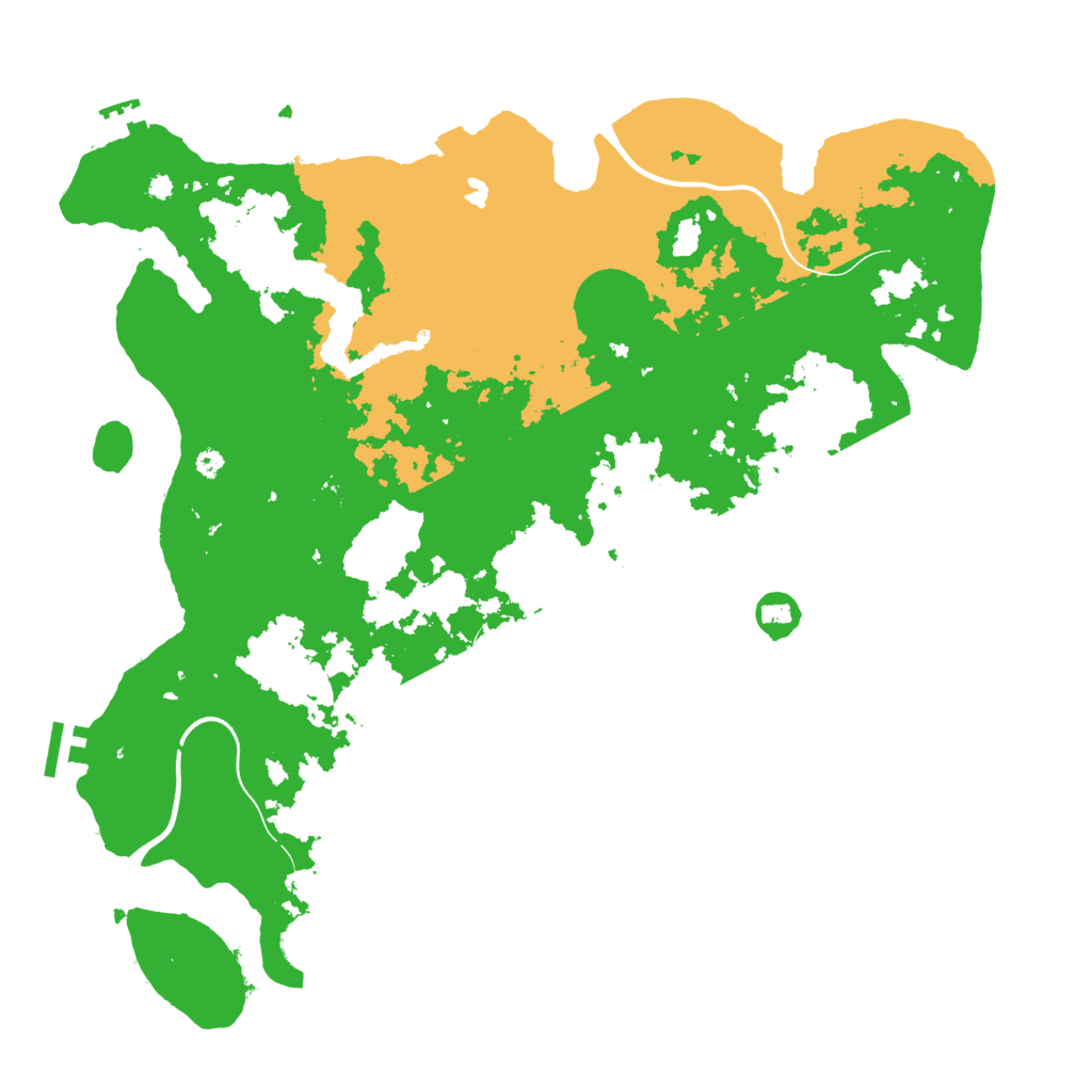 Biome Rust Map: Procedural Map, Size: 4000, Seed: 990244