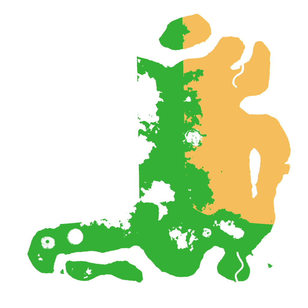 Biome Rust Map: Procedural Map, Size: 3500, Seed: 653497944