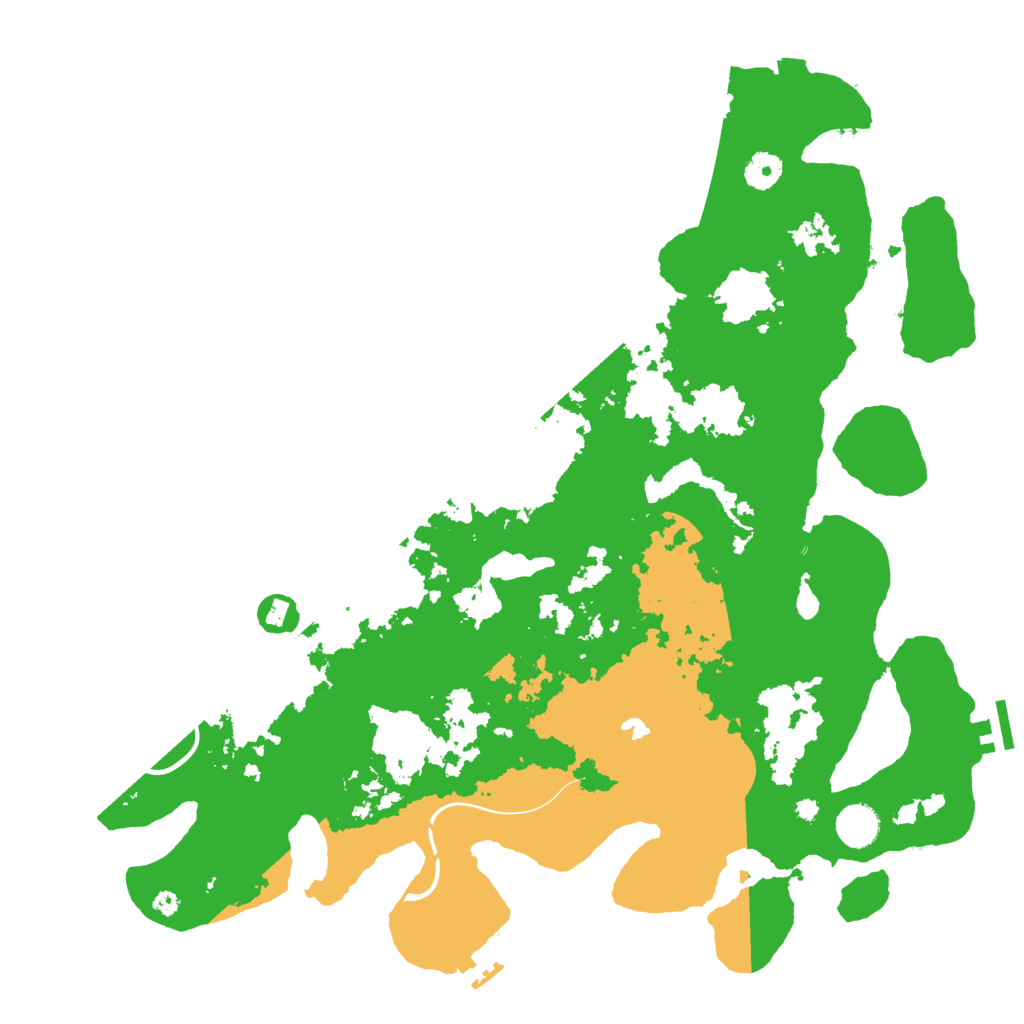 Biome Rust Map: Procedural Map, Size: 4166, Seed: 1588