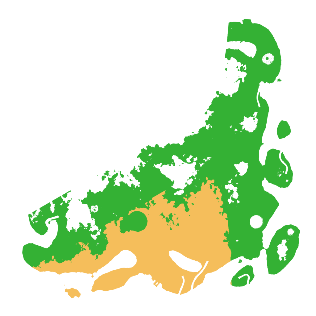 Biome Rust Map: Procedural Map, Size: 4253, Seed: 1291799995