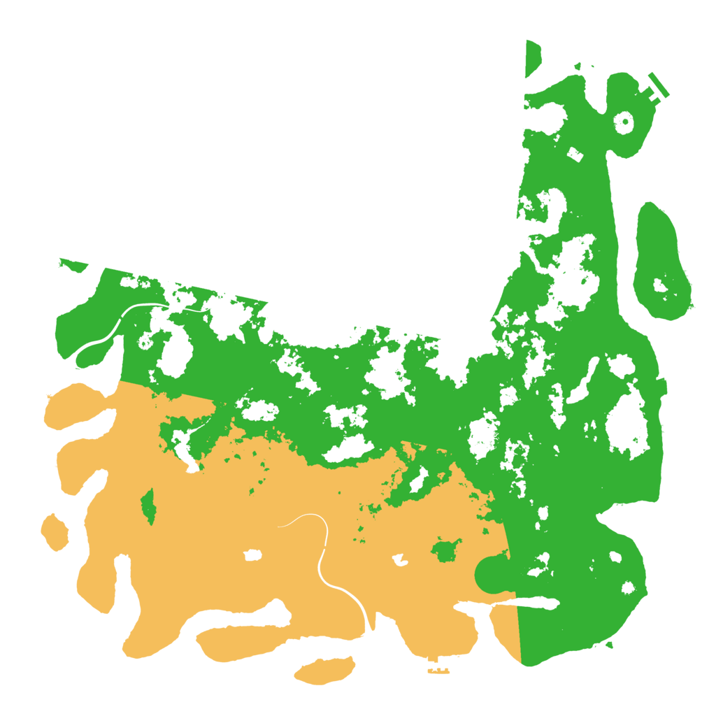 Biome Rust Map: Procedural Map, Size: 5000, Seed: 3030