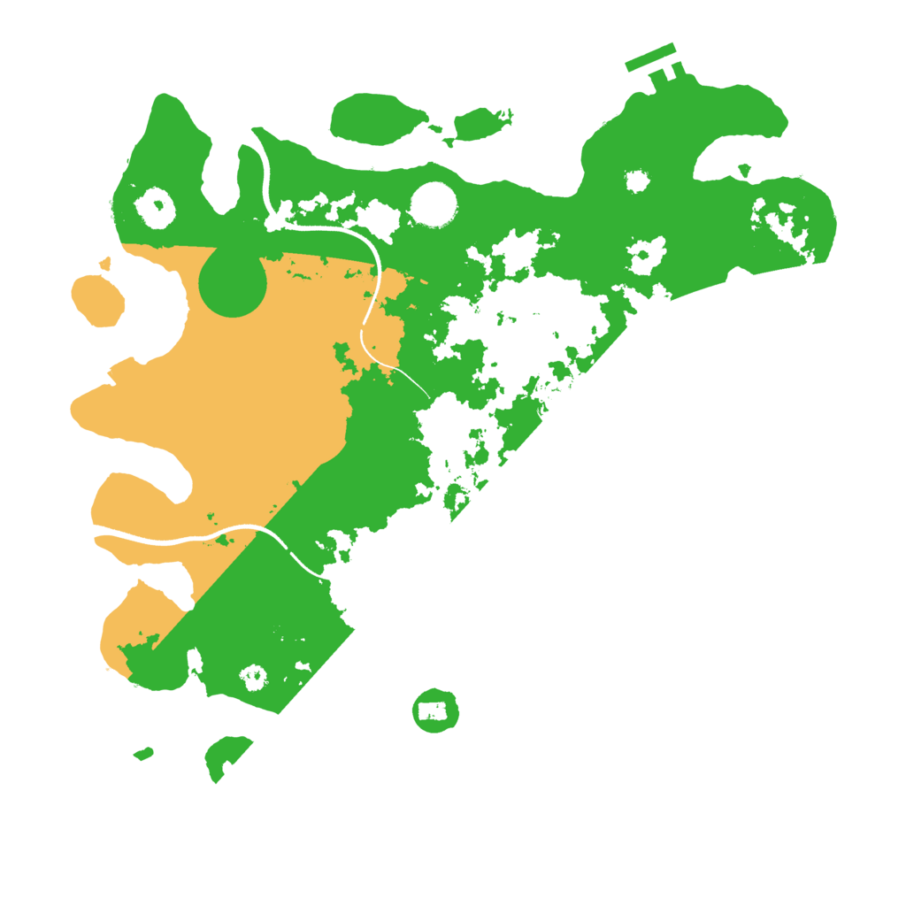 Biome Rust Map: Procedural Map, Size: 3500, Seed: 53231893
