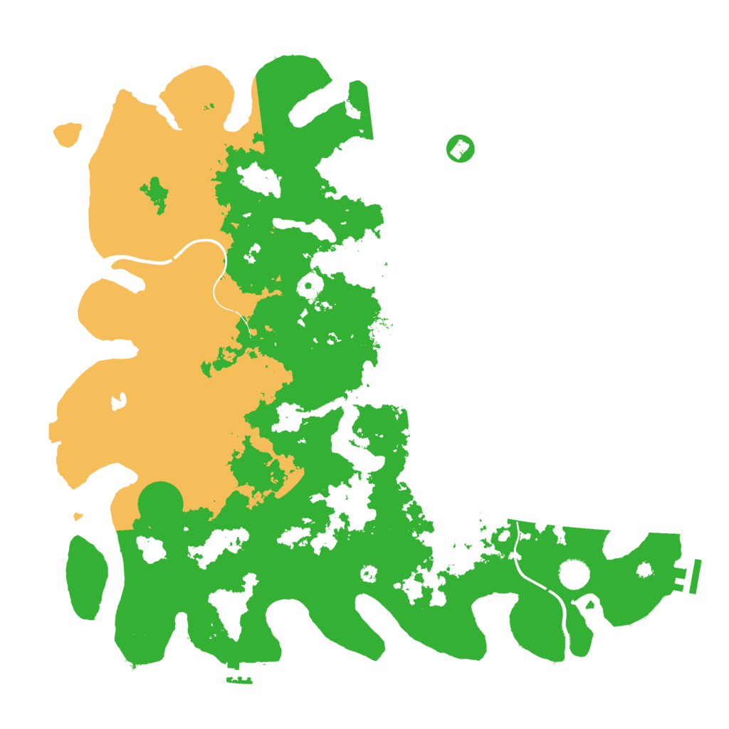 Biome Rust Map: Procedural Map, Size: 4250, Seed: 1255605304