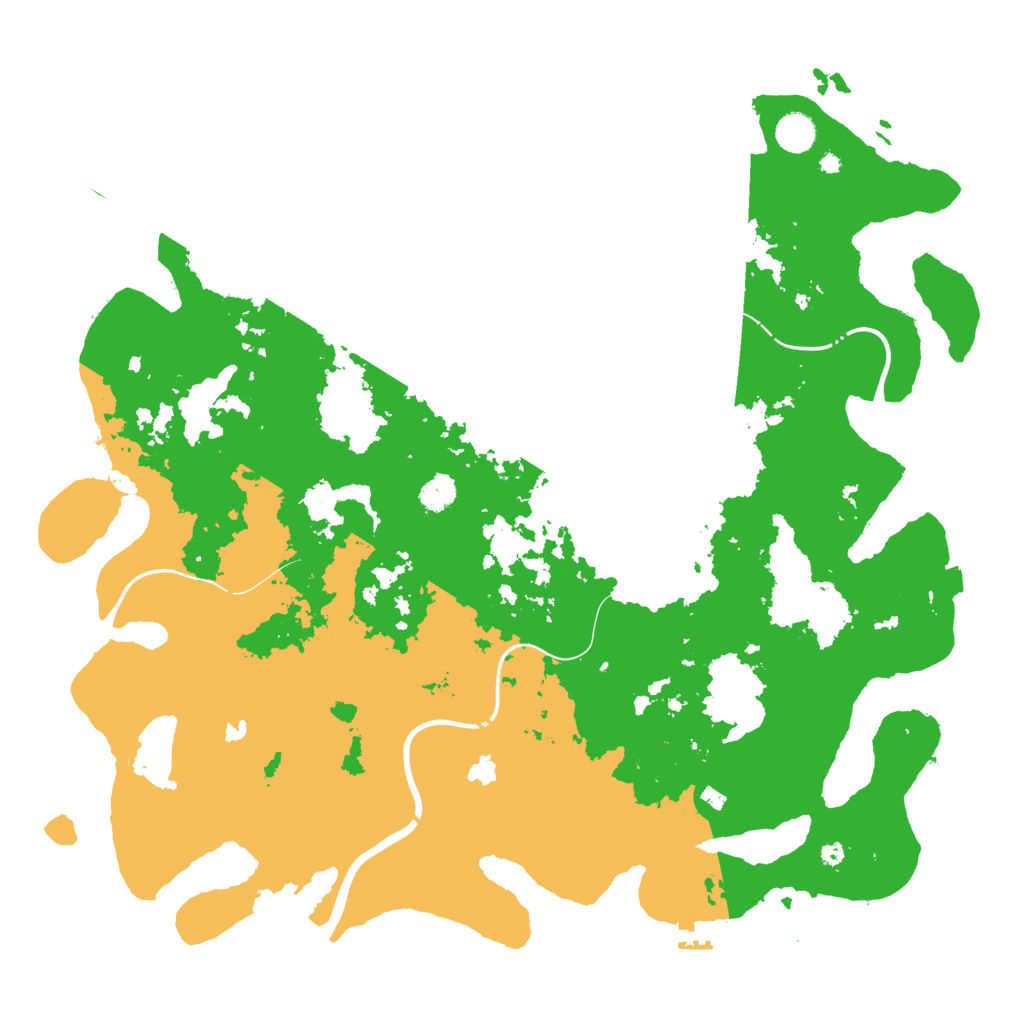 Biome Rust Map: Procedural Map, Size: 4500, Seed: 5673216