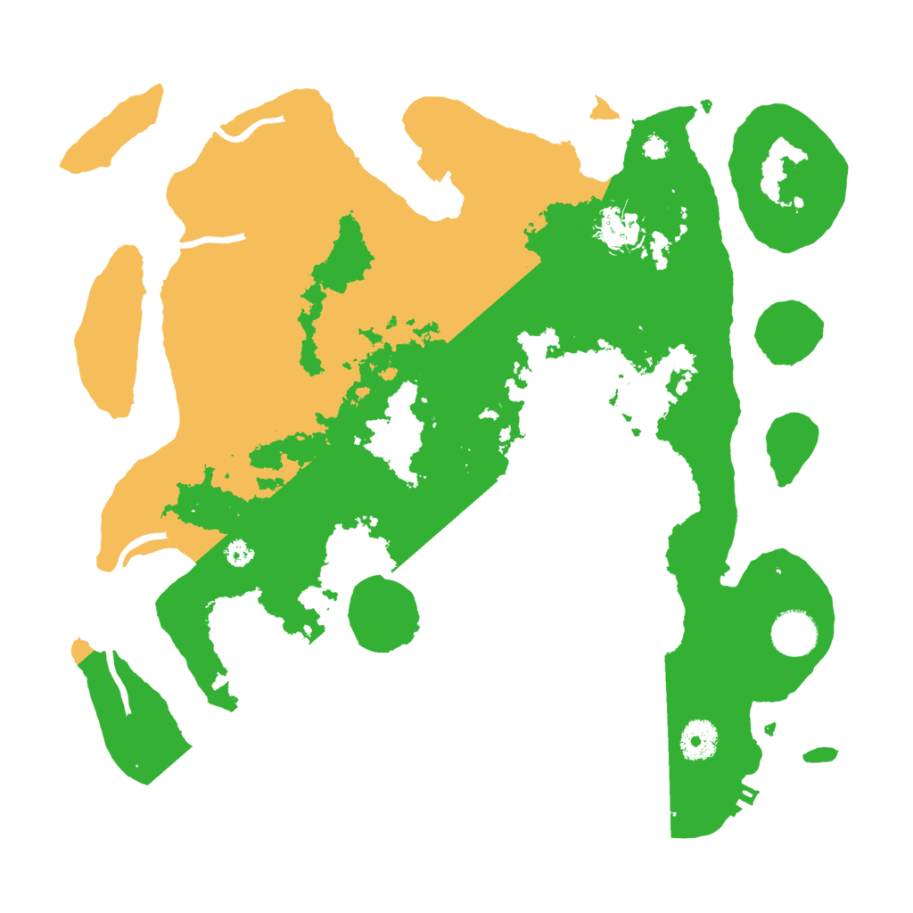 Biome Rust Map: Procedural Map, Size: 3500, Seed: 1009683780