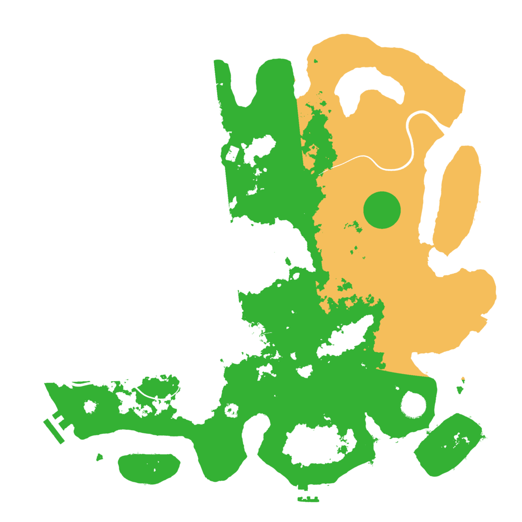 Biome Rust Map: Procedural Map, Size: 3700, Seed: 234