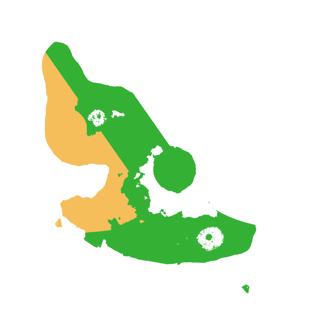 Biome Rust Map: Procedural Map, Size: 2000, Seed: 1382741558