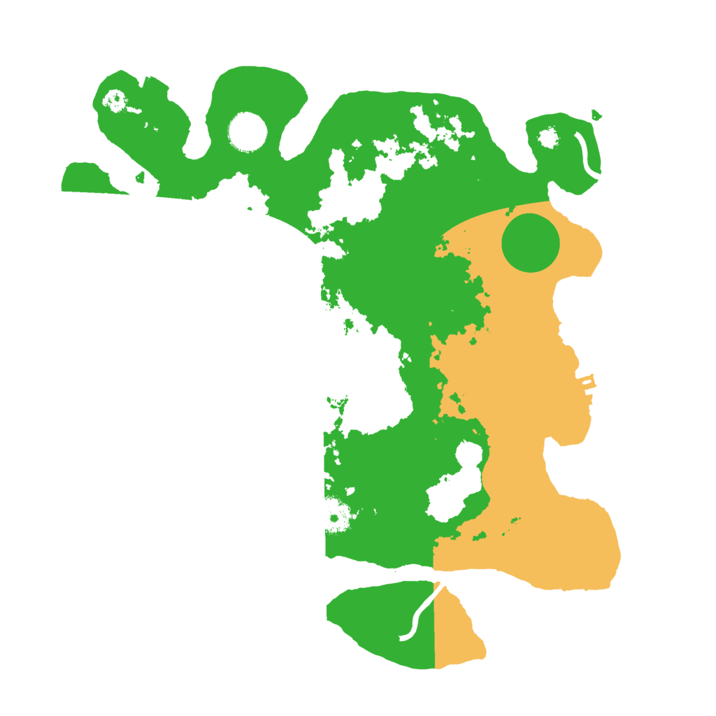 Biome Rust Map: Procedural Map, Size: 3250, Seed: 1282747110