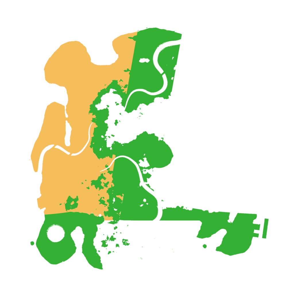 Biome Rust Map: Procedural Map, Size: 3000, Seed: 2079825212