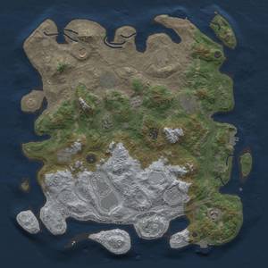 Thumbnail Rust Map: Procedural Map, Size: 4250, Seed: 1027686023, 19 Monuments